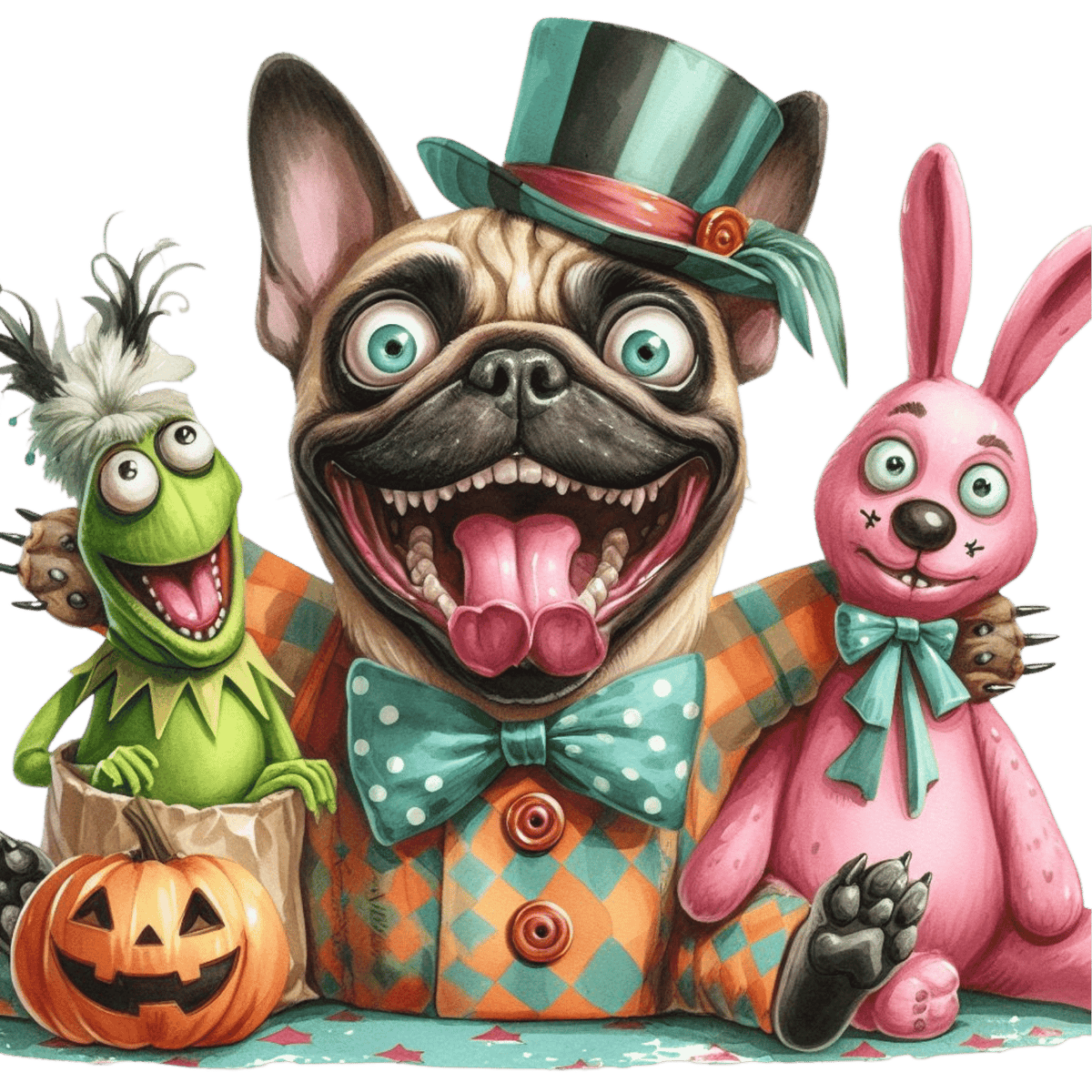 Crazy Dogs Mugs - Matching Coasters also available