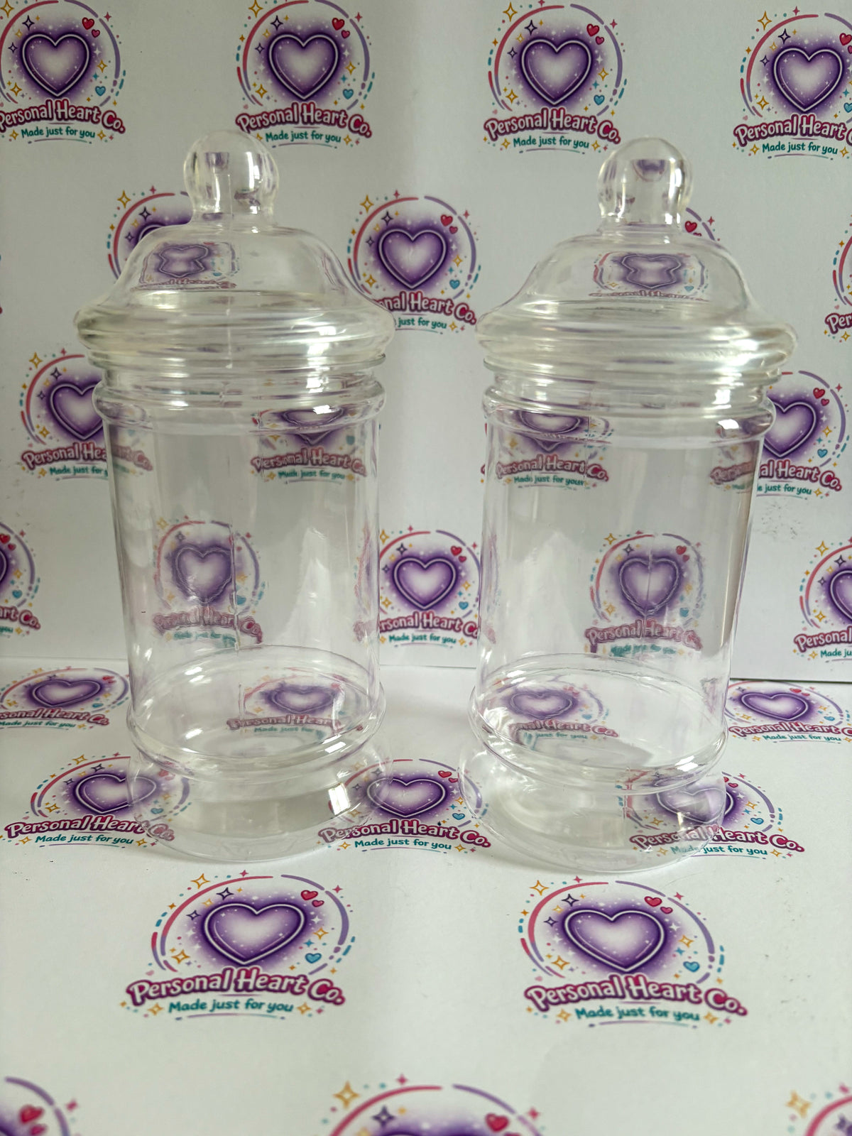 Personalised Plastic Sweet Style Storage Jar – 500ml