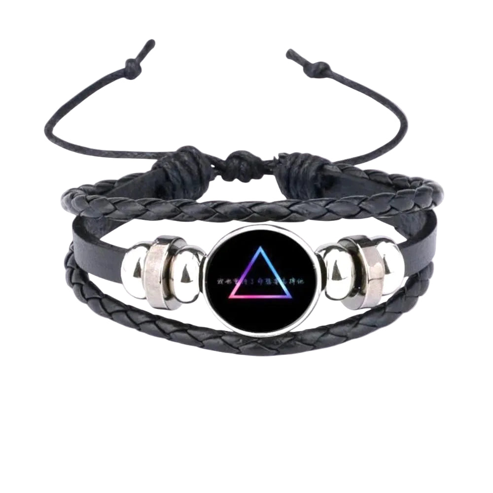 Personalised Leather Bracelets — black