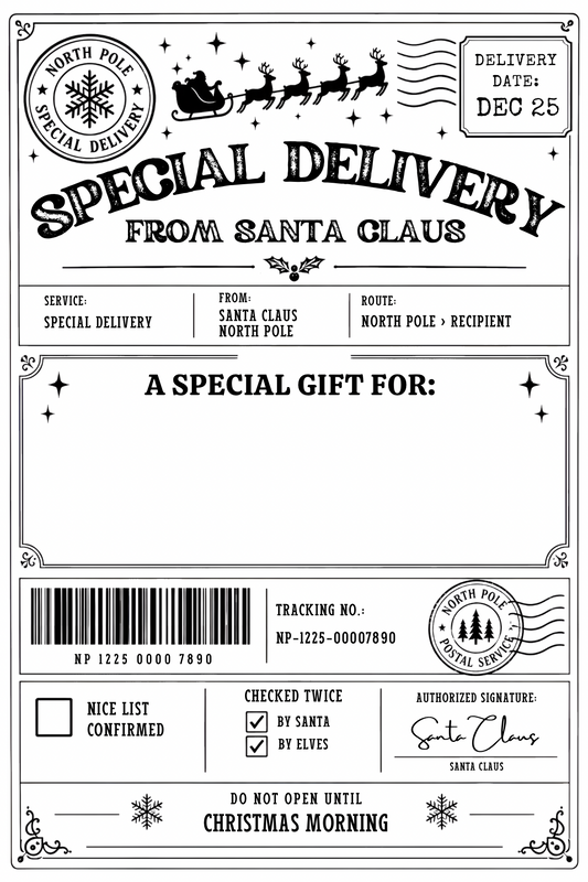 Fun and Festive Christmas Shipping Labels