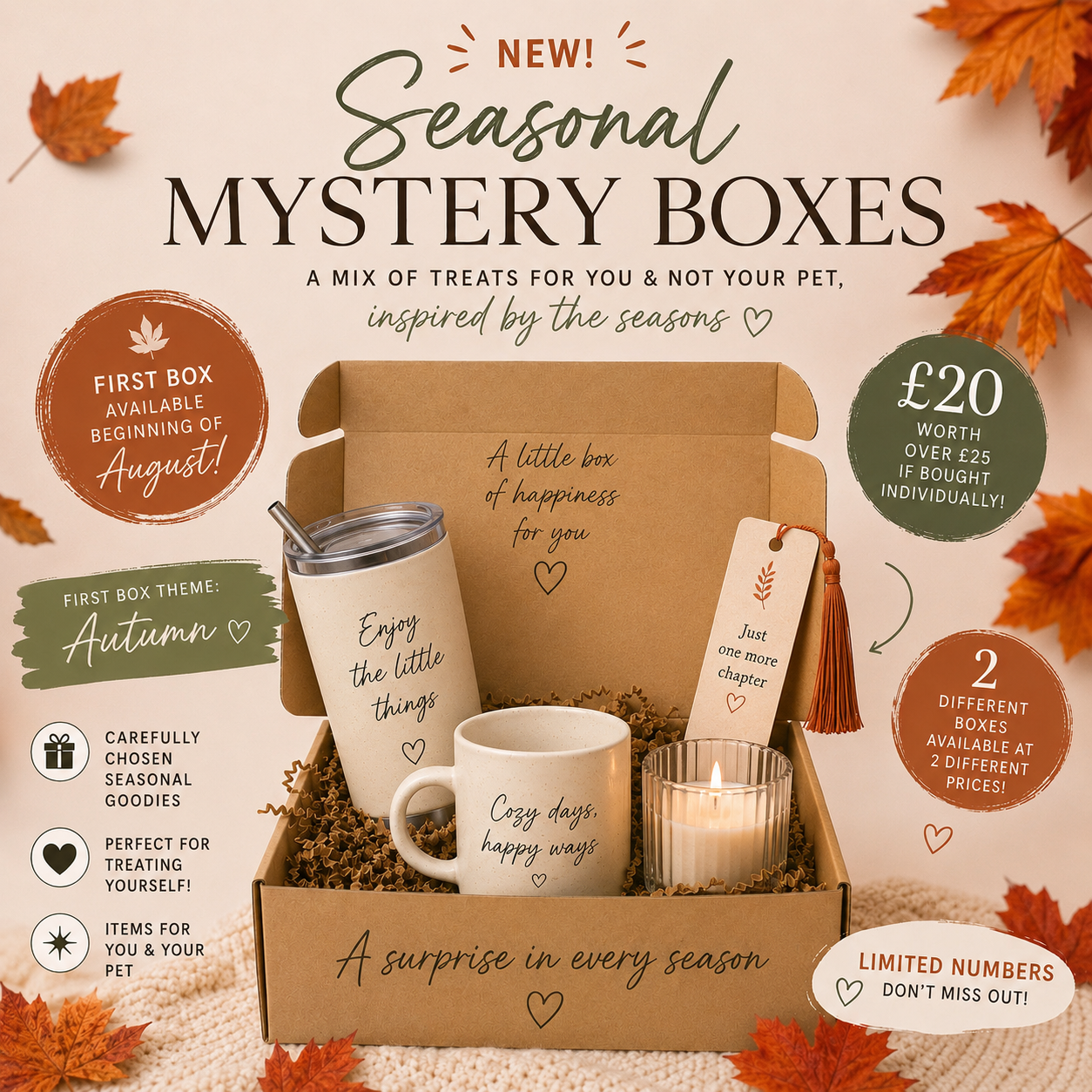 Seasonal Mystery Box – Autumn Edition 🍂