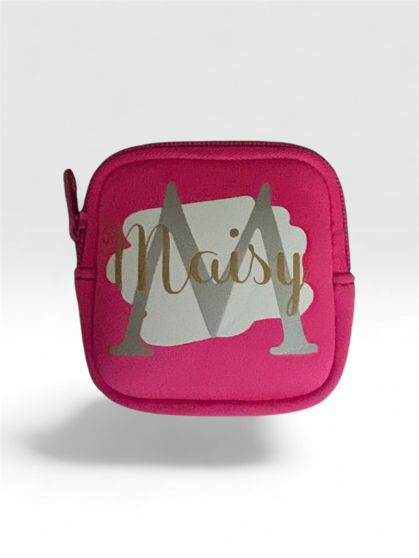 Personalised Neoprene Earphone Bag – Square | Protective Tech Accessory Pouch