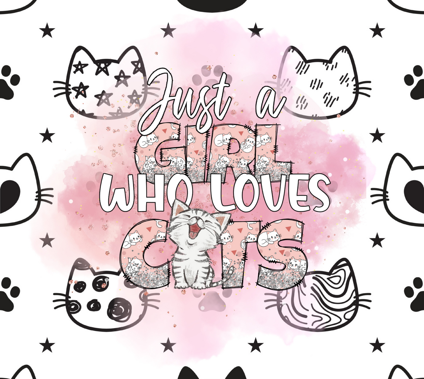 Cat Lover Designed 20oz Stainless Steel Tumbler – Travel Cup