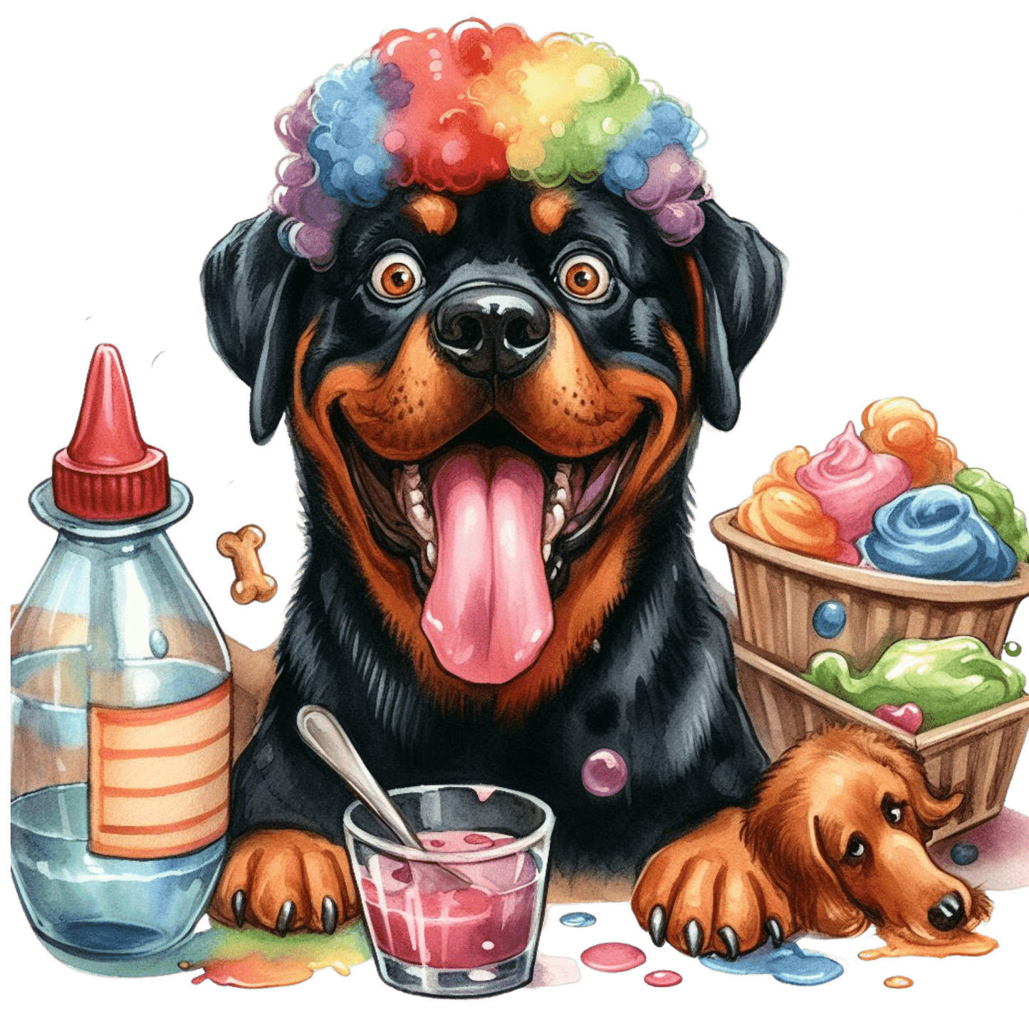 Crazy Dogs Coaster- Matching Mugs also available