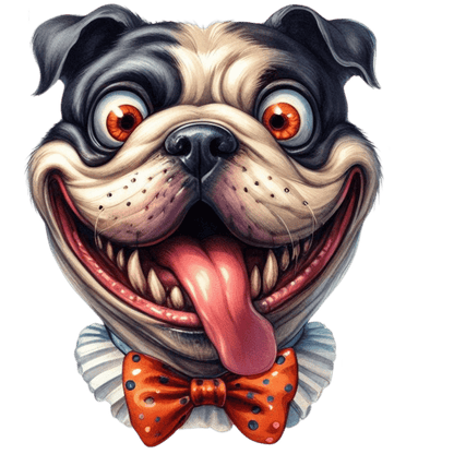 Crazy Dogs Coaster- Matching Mugs also available