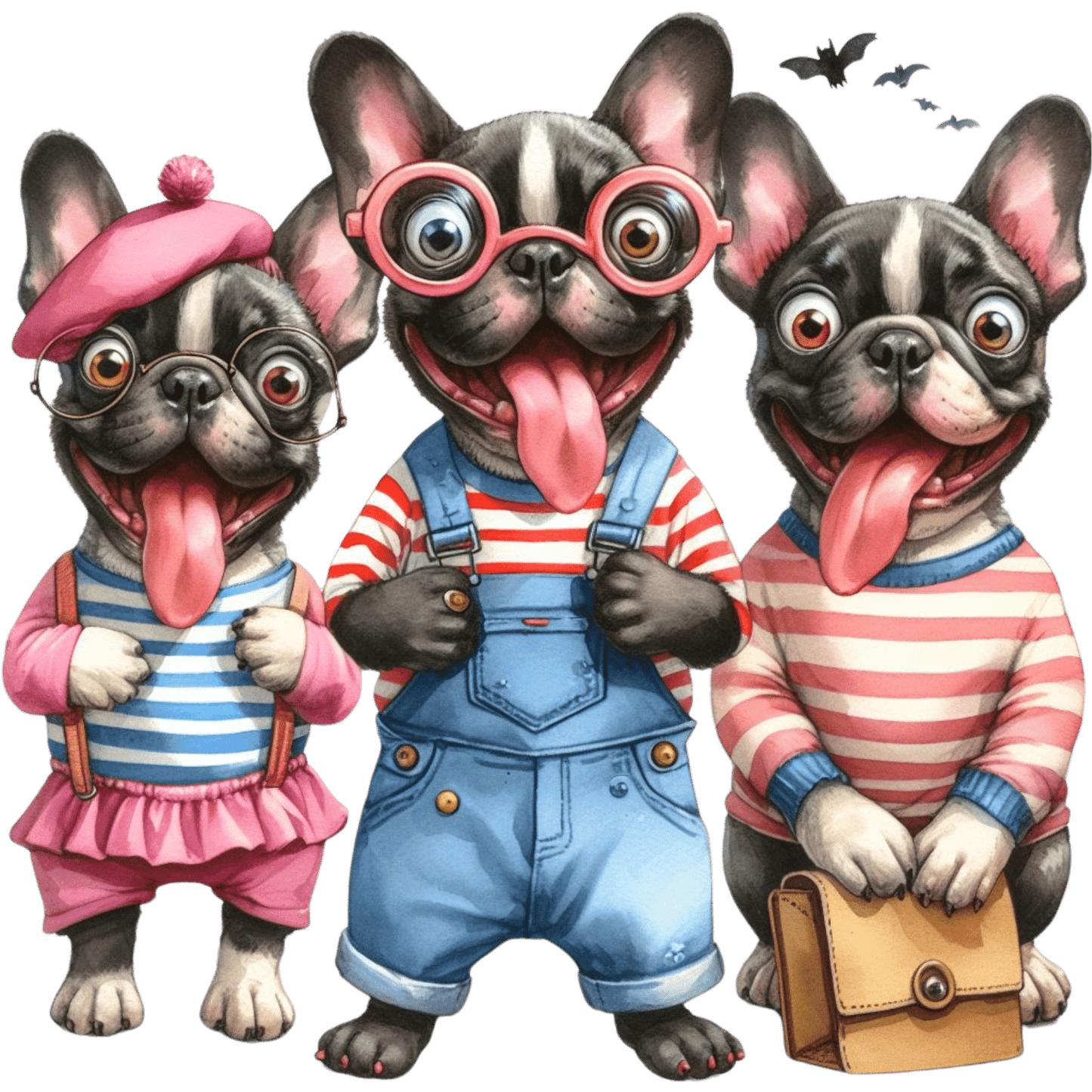 Crazy Dogs Coaster- Matching Mugs also available
