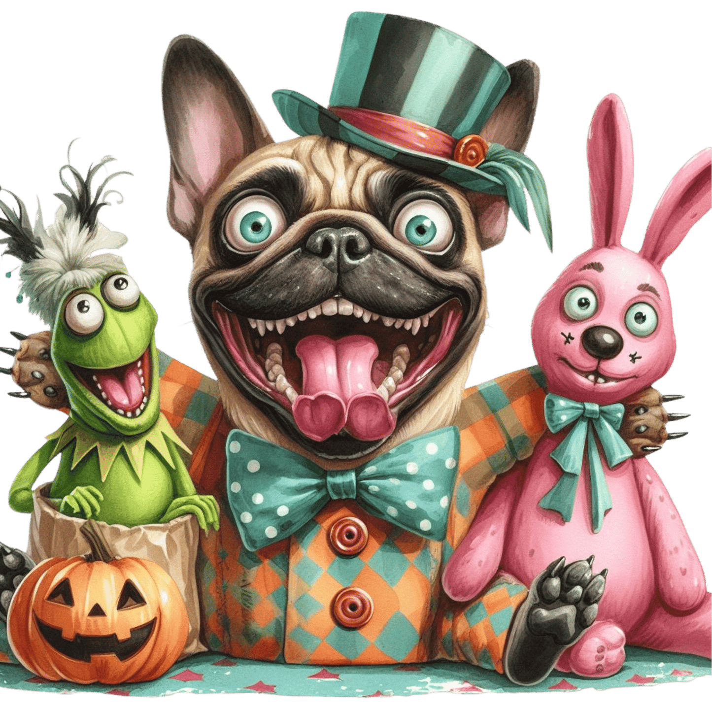 Crazy Dogs Coaster- Matching Mugs also available