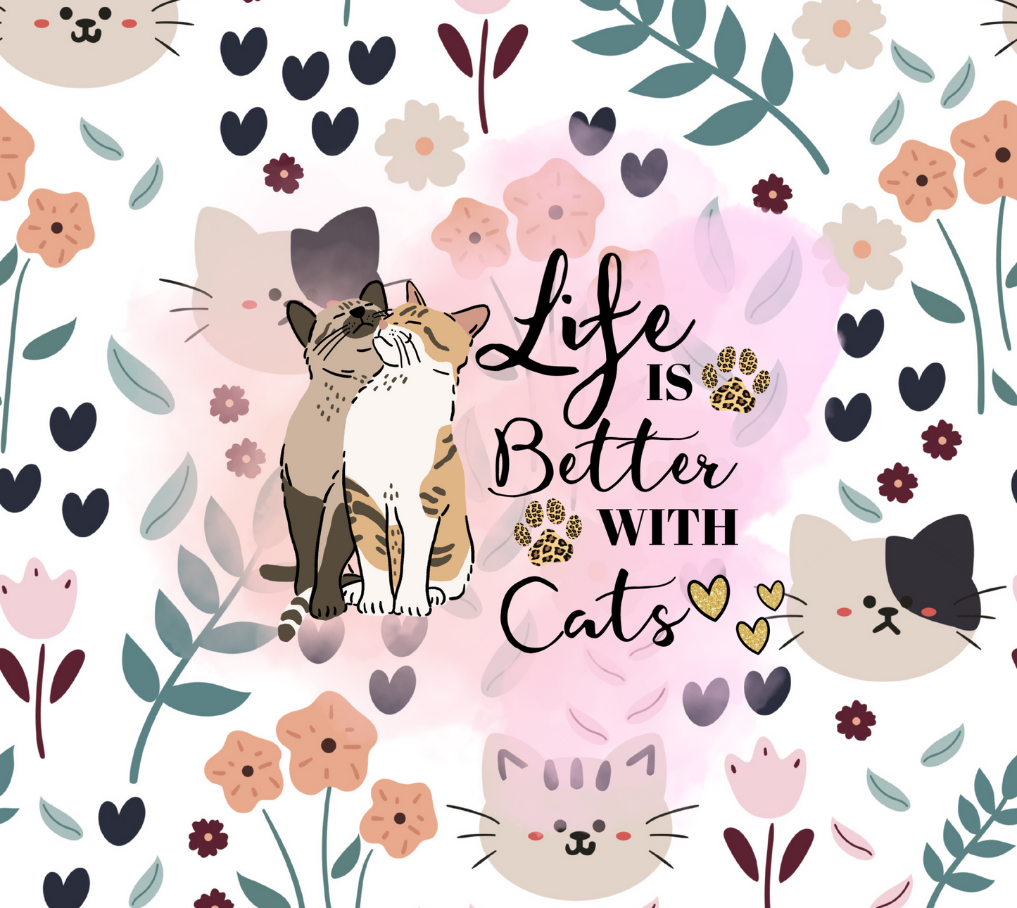 Cat Lover Designed 20oz Stainless Steel Tumbler – Travel Cup