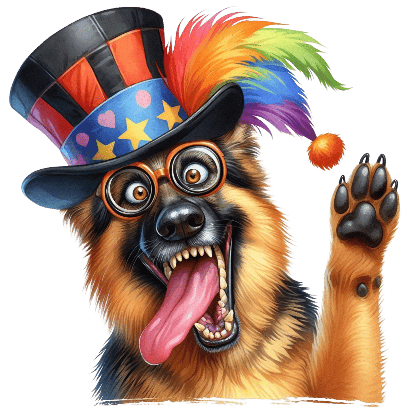 Crazy Dogs Coaster- Matching Mugs also available