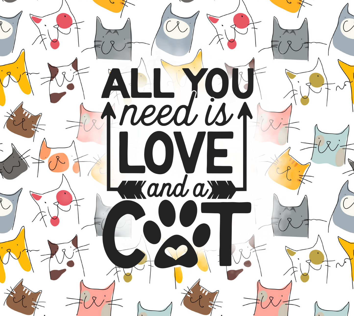 Cat Lover Designed 20oz Stainless Steel Tumbler – Travel Cup