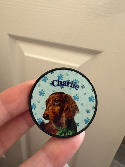Personalised Phone pop sockets — Black