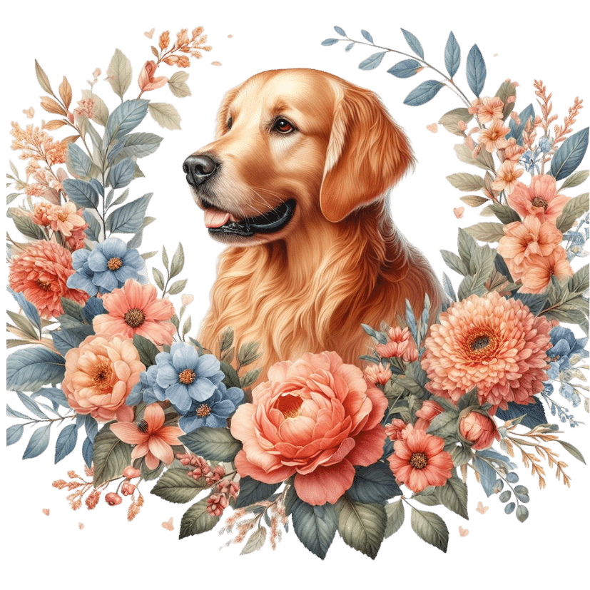 Flower Pet Coasters - Matching Mugs also available