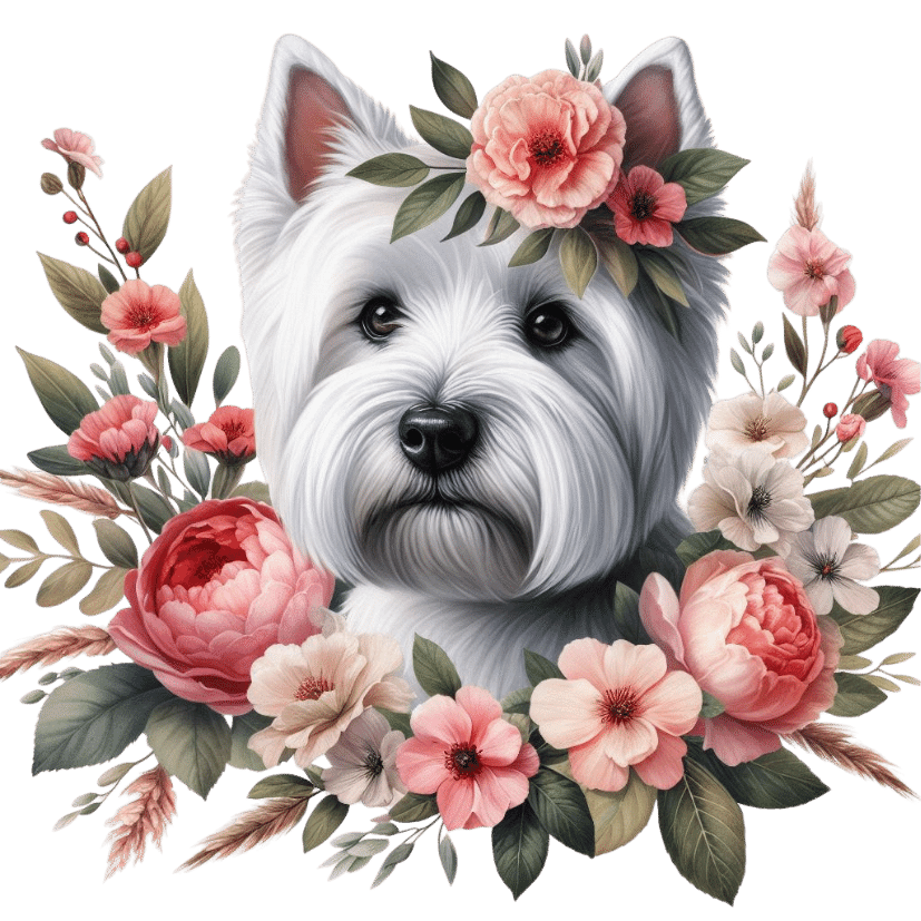 Flower Pet Coasters - Matching Mugs also available