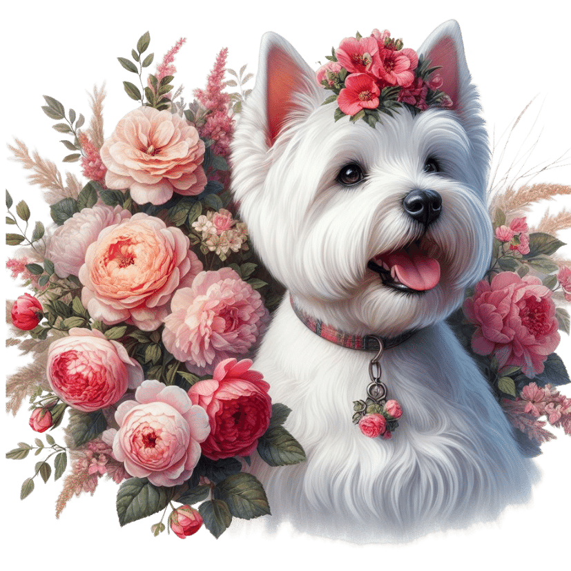 Flower Pet Coasters - Matching Mugs also available