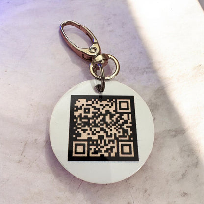 Personalised QR Code ID Tag – Smart, Scannable & Secure