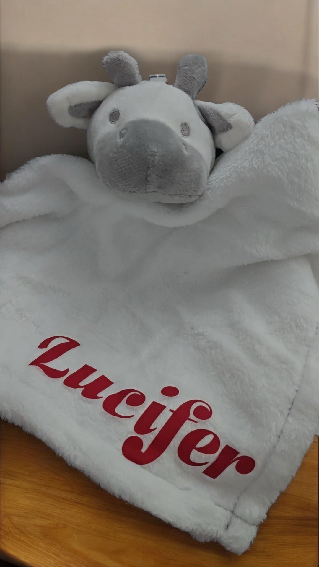 Personalised Baby Comforter Soother Blanket