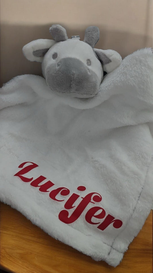 Personalised Baby Comforter Soother Blanket