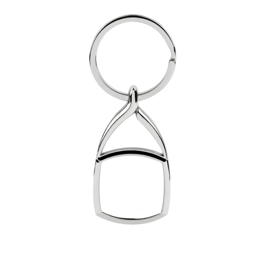 Personalised Keyrings — Silver