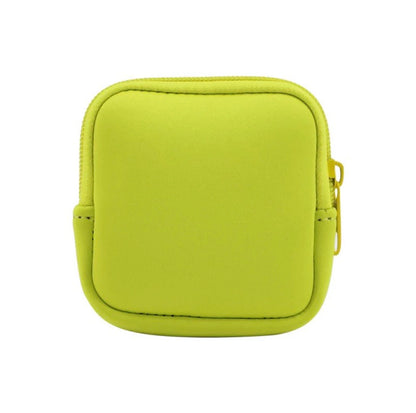 Personalised Neoprene Earphone Bag – Square | Protective Tech Accessory Pouch