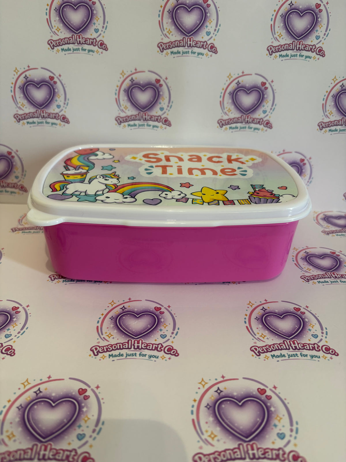 Personalised Children’s Lunch Box – Custom Name Lunch Box | Pink or Blue available