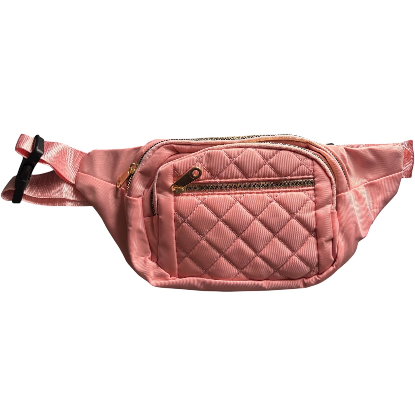 Personalised Adjustable Waist Bag – Custom Name Bum Bag | Quilted Crossbody Belt Bag with 4 Zip Compartments