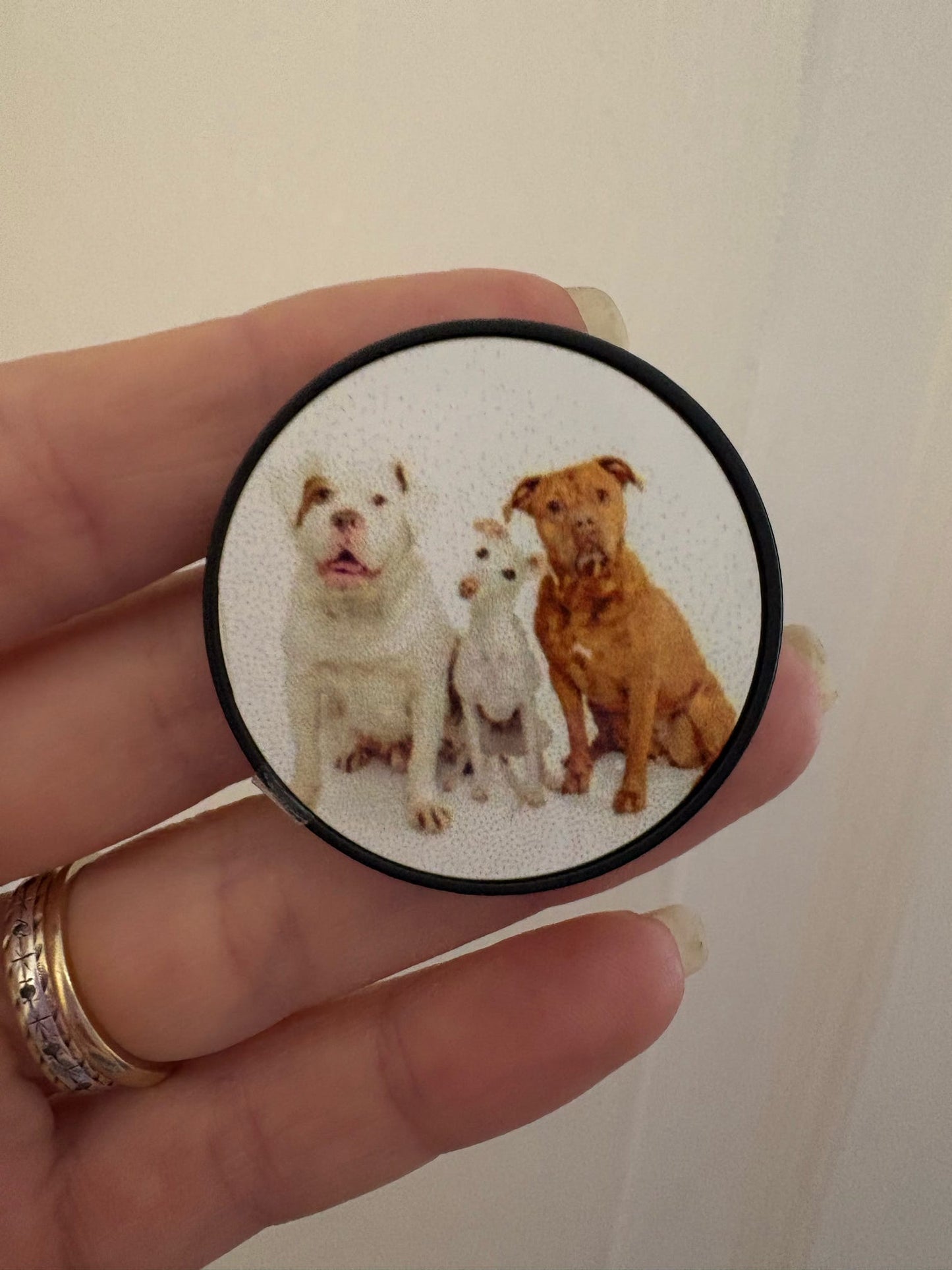 Personalised Phone pop sockets — Black