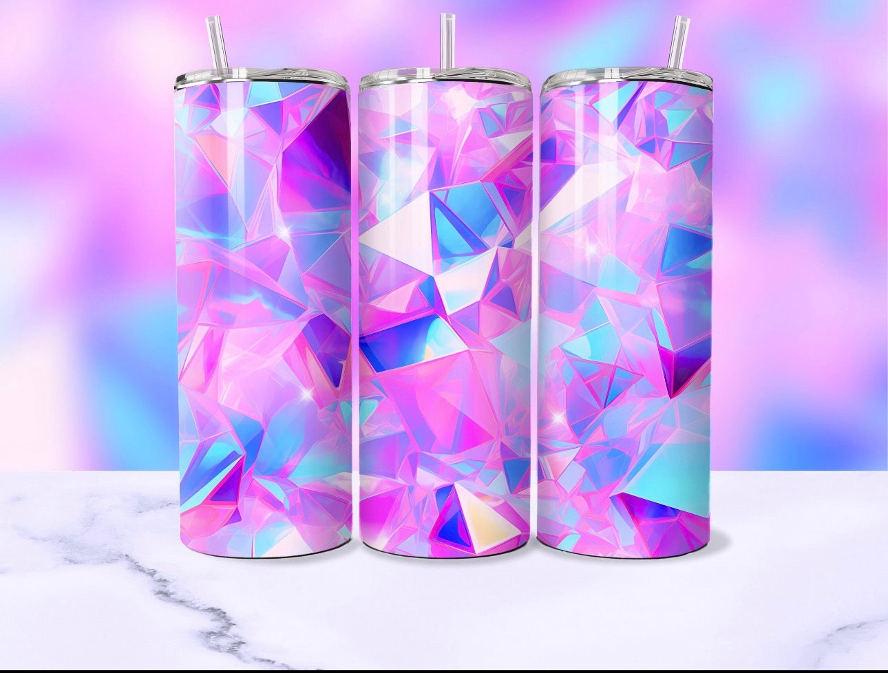 Crystal 20oz Stainless Steel Tumbler – Travel Cup