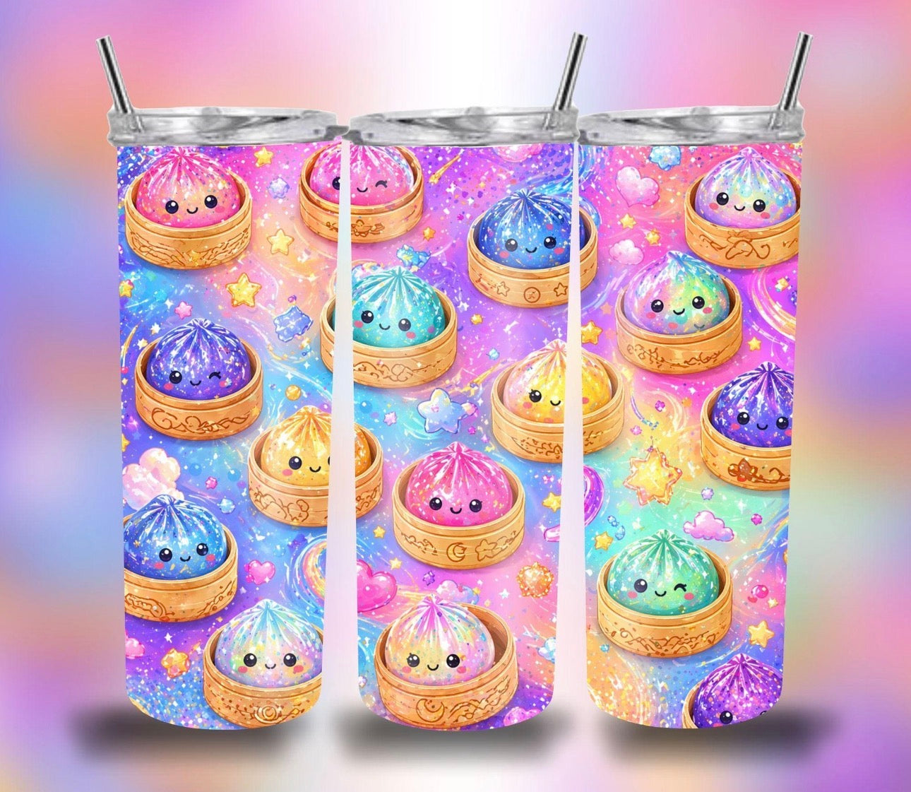 Glitter Dumpling 20oz Stainless Steel Tumbler – Travel Cup