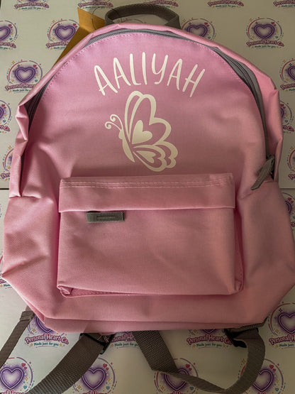 Personalised Mini Backpack – Custom Name Kids or Pet Owner Backpack (9L)