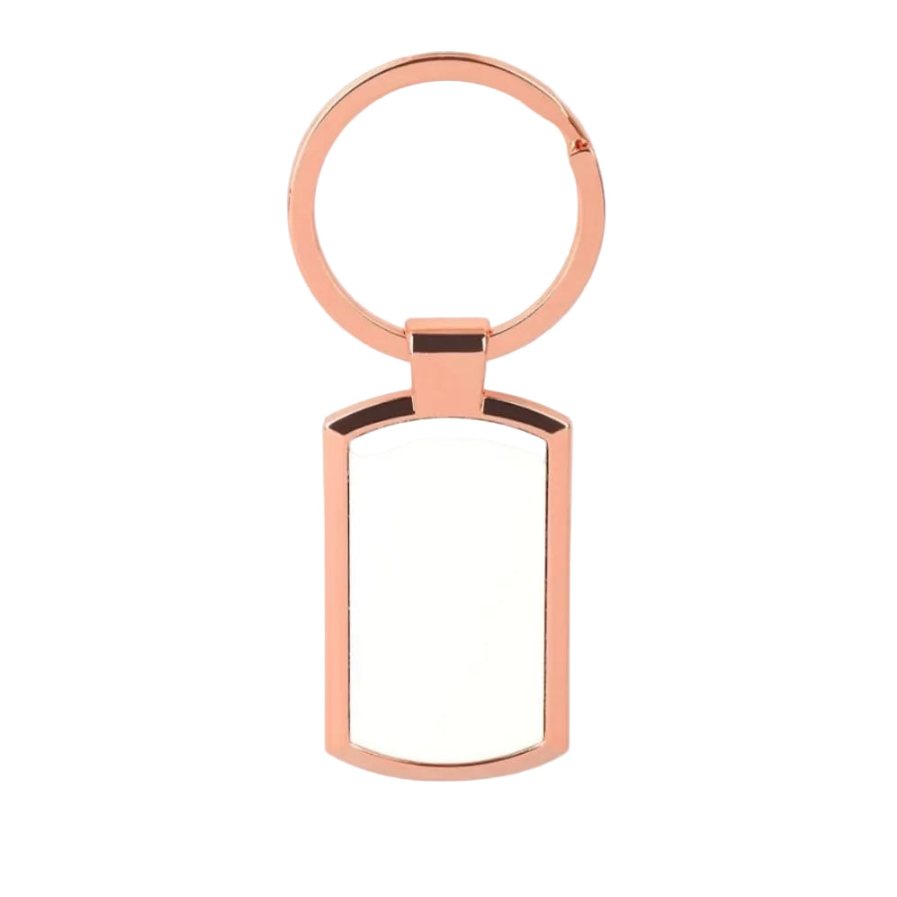 Personalised Keyrings — Rose Gold