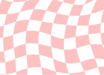 Pastel Chequered Personalised ID Tags
