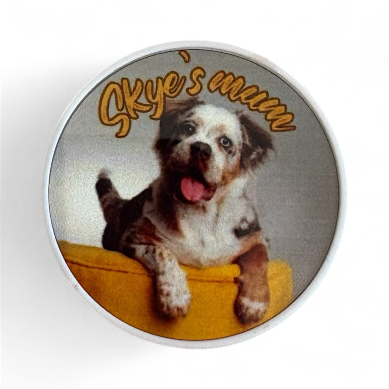 Personalised Phone pop sockets — White