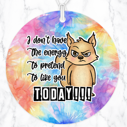 Sarcastic Car Air Fresheners ~ unscented