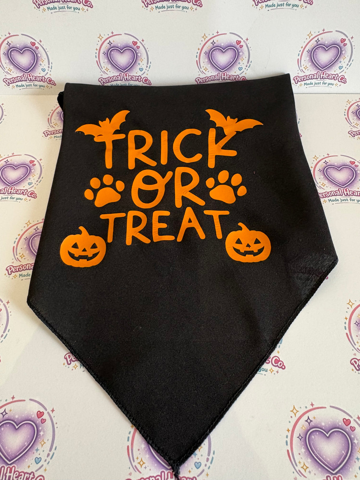 Personalised Pet Bandana (One Size Fits All) | Custom Dog Bandana UK | Any Colour & Text