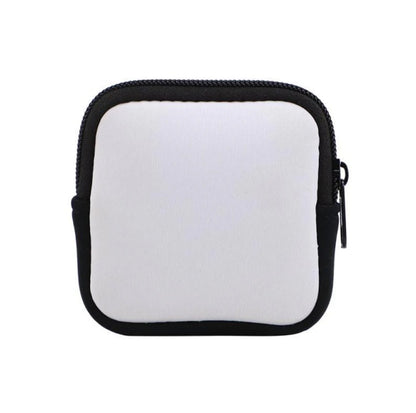 Personalised Neoprene Earphone Bag – Square | Protective Tech Accessory Pouch