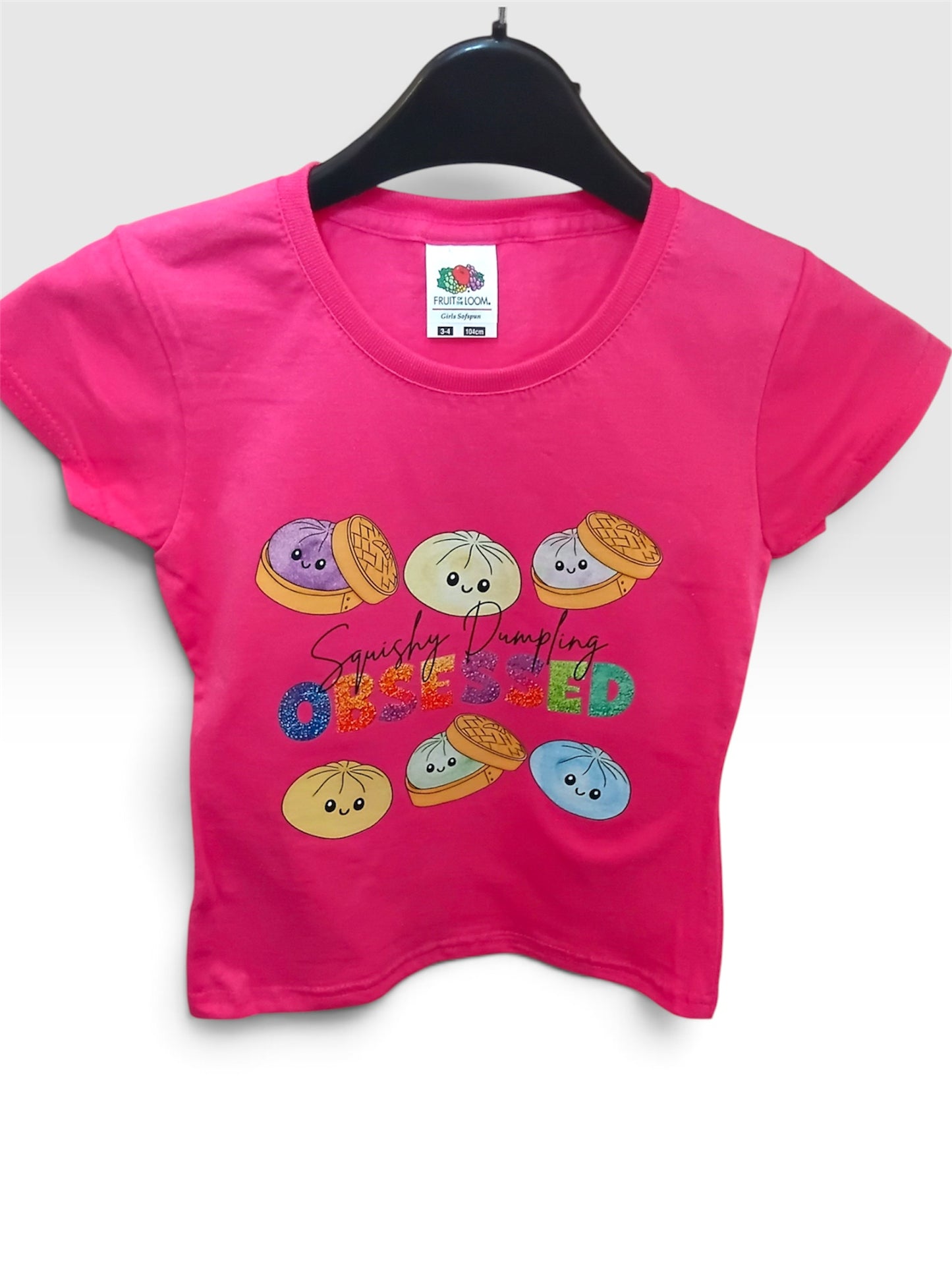 Dumpling Obsessed Kids T Shirt 3-4 years