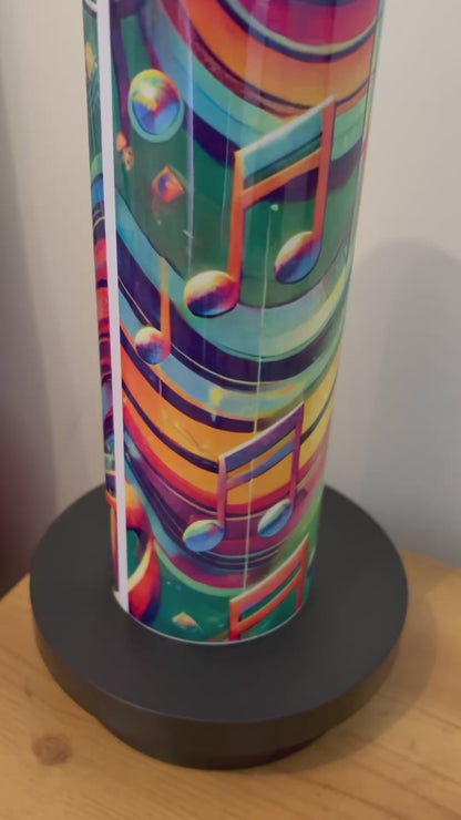 Music Vibes 20oz Stainless Steel Tumbler – Travel Cup