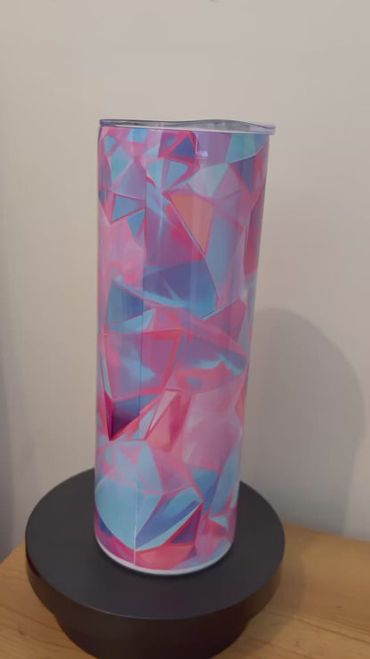 Crystal 20oz Stainless Steel Tumbler – Travel Cup
