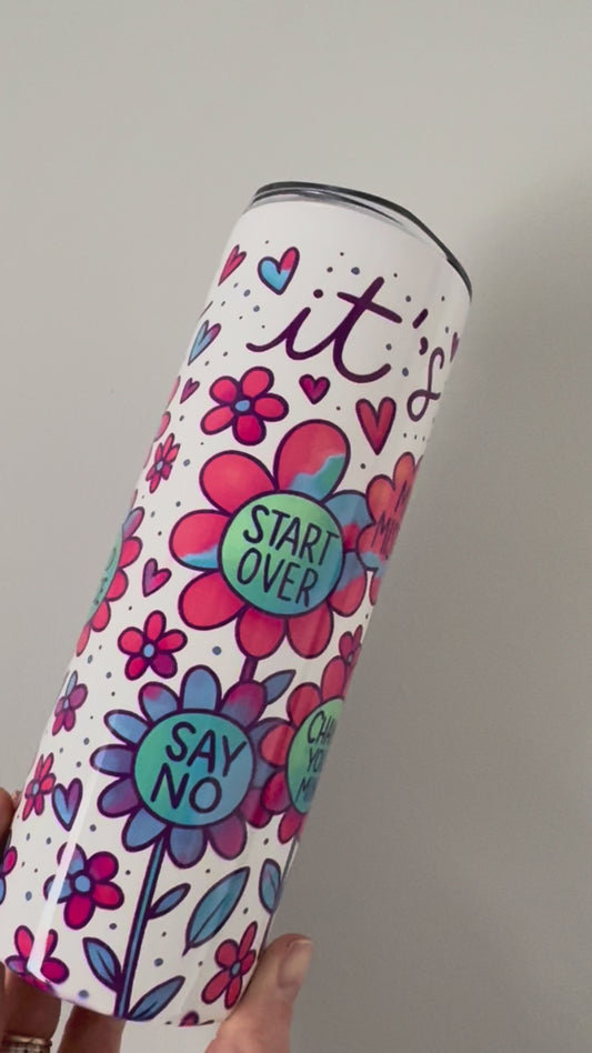 It’s Okay 20oz Stainless Steel Tumbler – Travel Cup